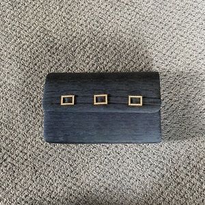 Inge Christopher Navy Clutch Purse
